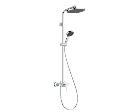 Hansgrohe Activera S zuhanyrendszer 240 egykaros csapteleppel Ecosmart, króm 28875000