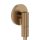 Hansgrohe FixFit Fine S fali csatlakozó visszacsapó szeleppel, szálcsiszolt bronz 28882140