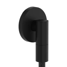   Hansgrohe FixFit Fine S fali csatlakozó visszacsapó szeleppel, matt fekete 28882670