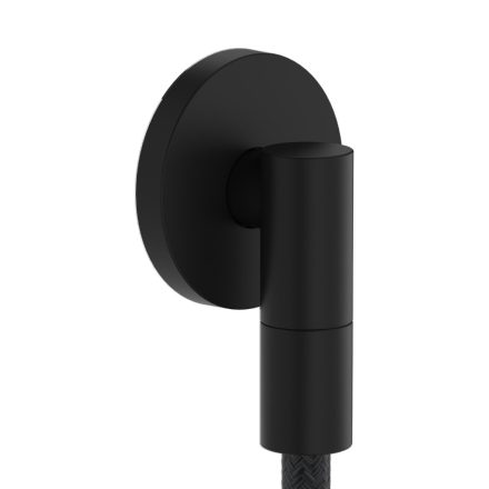 Hansgrohe FixFit Fine S fali csatlakozó visszacsapó szeleppel, matt fekete 28882670