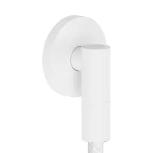   Hansgrohe FixFit Fine S fali csatlakozó visszacsapó szeleppel, matt fehér 28882700