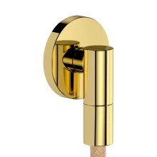   Hansgrohe FixFit Fine S fali csatlakozó visszacsapó szeleppel, polírozott arany hatású 28882990
