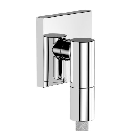 Hansgrohe FixFit Fine E fali csatlakozó visszacsapó szeleppel, króm 28883000