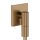 Hansgrohe FixFit Fine E fali csatlakozó visszacsapó szeleppel, szálcsiszolt bronz 28883140