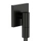 Hansgrohe FixFit Fine E fali csatlakozó visszacsapó szeleppel, szálcsiszolt fekete/króm 28883340