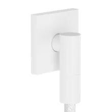   Hansgrohe FixFit Fine E fali csatlakozó visszacsapó szeleppel, matt fehér 28883700