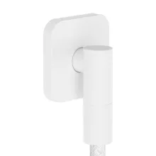   Hansgrohe FixFit Fine Q fali csatlakozó visszacsapó szeleppel, matt fehér 28884700