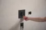 Hansgrohe Porter Fine fix zuhanytartó, matt fekete 28885670