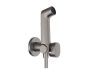 Hansgrohe falba süllyesztett hidegvizes bidé kézizuhany szett EcoSmart, szálcsiszolt fekete/króm 29230340