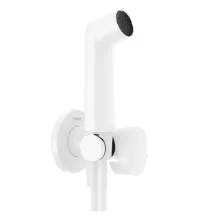   Hansgrohe 1 funkciós hidegvizes bidé kézizuhany zuhanytartóval és zuhanytömlővel, matt fehér 29230700