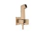 Hansgrohe falba süllyesztett hidegvizes bidé kézizuhany szett EcoSmart, szálcsiszolt bronz 29231140