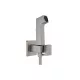 Hansgrohe falba süllyesztett hidegvizes bidé kézizuhany szett EcoSmart, szálcsiszolt fekete/króm 29231340