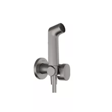   Hansgrohe falba süllyesztett melegvizes bidé kézizuhany szett EcoSmart, szálcsiszolt fekete króm 29232340