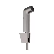   Hansgrohe bidé kézizuhany zuhanytartóval és zuhanytömlővel EcoSmart, szálcsiszolt fekete/króm 29238340