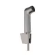 Hansgrohe bidé kézizuhany zuhanytartóval és zuhanytömlővel EcoSmart, szálcsiszolt fekete/króm 29238340