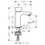 Hansgrohe Metris 100 hidegvizes mosdócsaptelep 31166000