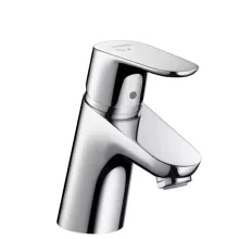   Hansgrohe Focus egykaros mosdócsaptelep 70 CoolStart automata lefolyógarnitúrával, króm 31539000