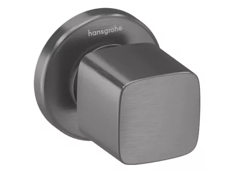 Hansgrohe Metris E elzárószelep falsík alatti szereléshez, szálcsiszolt fekete/króm 31677340