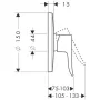 Hansgrohe Metris zuhanycsaptelep 31685000