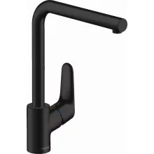   Hansgrohe Focus M41 mosogató csaptelep elforgatható kifolyóval, matt fekete 31817670