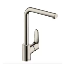   Hansgrohe Focus M41 mosogató csaptelep elforgatható kifolyóval, rozsdamentes acél hatású 31817800
