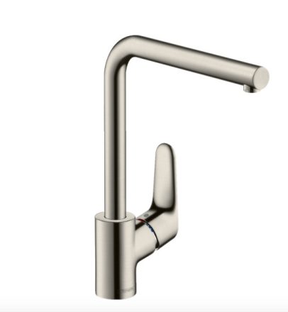 Hansgrohe Focus M41 mosogató csaptelep elforgatható kifolyóval, rozsdamentes acél hatású 31817800