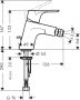 Hansgrohe Focus egykaros bidécsaptelep automata lefolygarnitúrával, króm 31920000