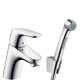 Hansgrohe Focus egykaros csaptelep bidette kézizuhannyal és 160 cm zuhanycsővel, króm 31926000