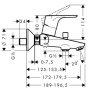 Hansgrohe Focus kádcsaptelep 31940000 (31940000)