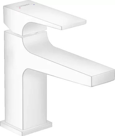 Hansgrohe Metropol 100 mosdócsaptelep matt fehér push-open lefolyóval, kézmosókhoz 32500700