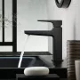 Hansgrohe Metropol matt fekete mosdócsaptelep 110 push-open lefolyóval 32507670