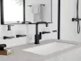 Hansgrohe Metropol 230 mosdócsaptelep matt fekete, push-open lefolyóval 32511670