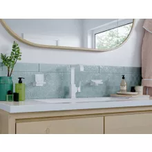   Hansgrohe Metropol 230 mosdócsaptelep matt fehér, push-open lefolyóval 32511700