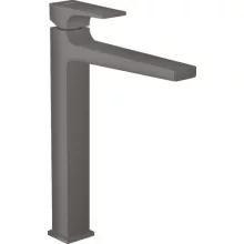   Hansgrohe Metropol 260 mosdócsaptelep szálcsiszolt fekete/króm ,push-open lefolyóval 32512340