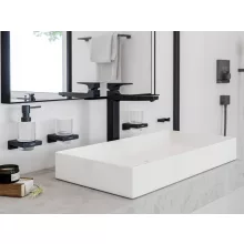   Hansgrohe Metropol 260 mosdócsaptelep matt fekete, push-open lefolyóval 32512670