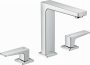 Hansgrohe 160 3-lyukú karos mosdócsaptelep króm, push-open lefolyóval 32515000