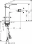 Hansgrohe Metropol bidécsaptelep push-open lefolyóval króm 32520000