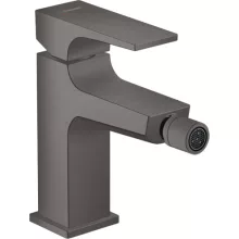   Hansgrohe Metropol bidécsaptelep push-open lefolyóval szálcsiszolt fekete/króm 32520340