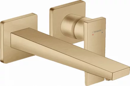 Hansgrohe Metropol falsík alatti mosdócsaptelep 225mm-es kifolyóval szálcsiszolt bronz 32526140