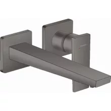   Hansgrohe Metropol falsík alatti mosdócsaptelep 225mm-es kifolyóval szálcsiszolt fekete/króm 32526340