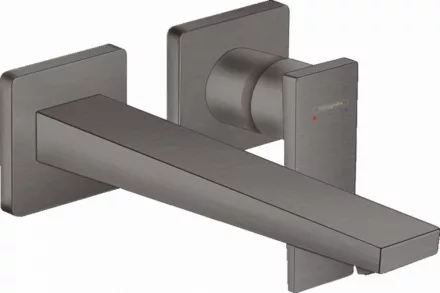 Hansgrohe Metropol falsík alatti mosdócsaptelep 225mm-es kifolyóval szálcsiszolt fekete/króm 32526340