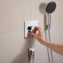 Hansgrohe Ecostat Comfort E 2 funkciós falsík alatti termosztát, króm 33711000