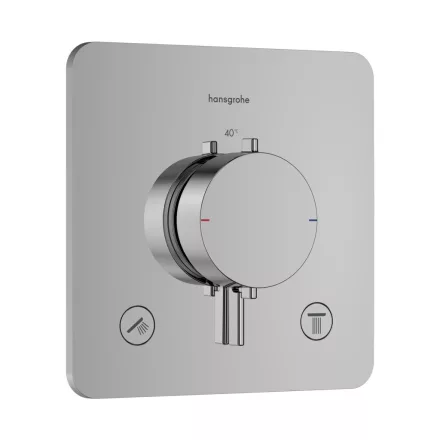 Hansgrohe Ecostat Comfort Q 2 funkciós falsík alatti termosztát, króm 33713000