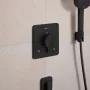 Hansgrohe Ecostat Comfort Q 2 funkciós falsík alatti termosztát, matt fekete 33713670