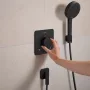 Hansgrohe Ecostat Comfort Q 2 funkciós falsík alatti termosztát, matt fekete 33713670