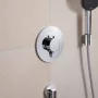 Hansgrohe Ecostat Comfort S 1 funkciós falsík alatti termosztát, króm 33714000
