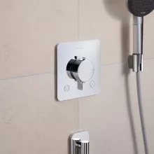   Hansgrohe Ecostat Comfort Q 2 funkciós termosztát beépített biztonsági funkcióval, króm 33717000