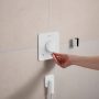 Hansgrohe Ecostat Comfort Q 2 funkciós termosztát beépített biztonsági funkcióval, matt fehér 33717700