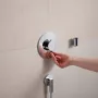 Hansgrohe Ecostat Comfort S 2 funkciós termosztát beépített biztonsági funkcióval, króm 33718000