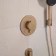 Hansgrohe Ecostat Comfort S 2 funkciós termosztát beépített biztonsági funkcióval, szálcsiszolt bronz 33718140